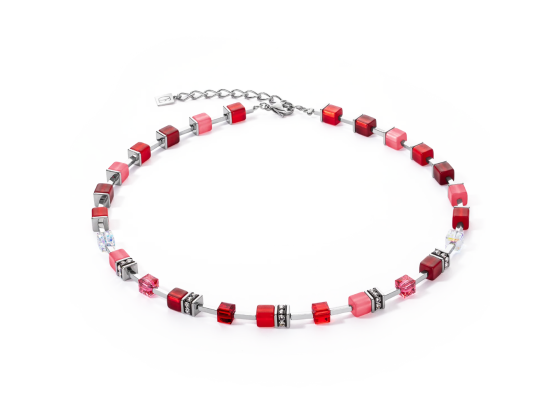 GEOCUBE Necklace Iconic Pure Red