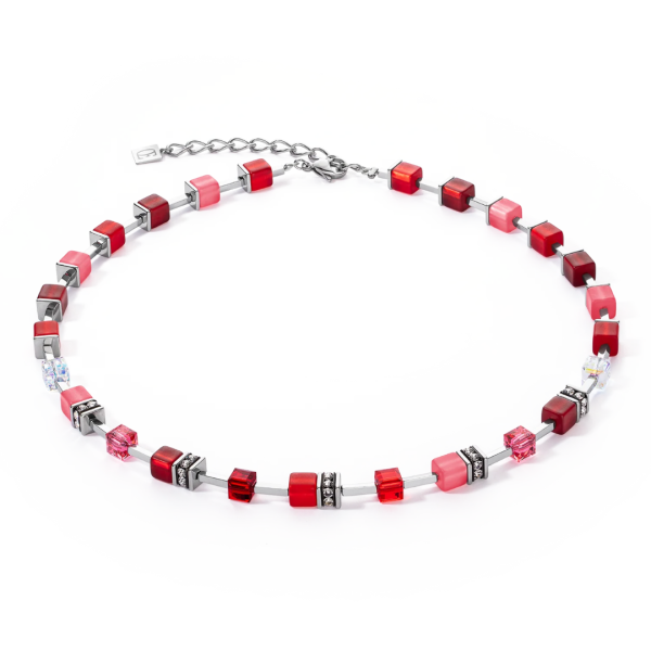 GEOCUBE Necklace Iconic Pure Red