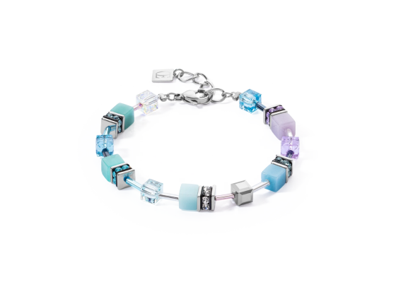 GEOCUBE Bracelet Iconic Aqua & Lilac