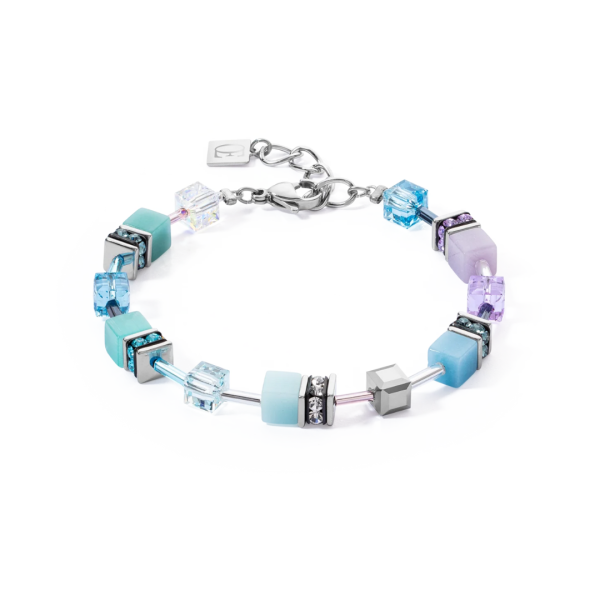 GEOCUBE Bracelet Iconic Aqua & Lilac