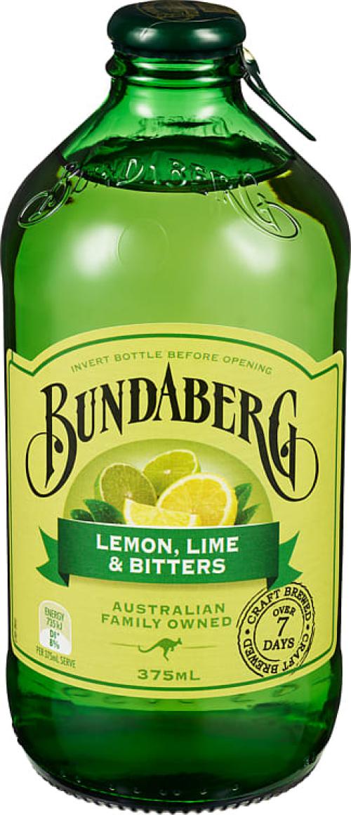 Lemon Lime Bitters 375ml fl Bundaberg