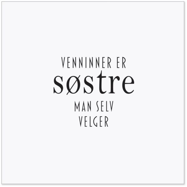 Serviett lunsj 20 stk Venniner...søstre