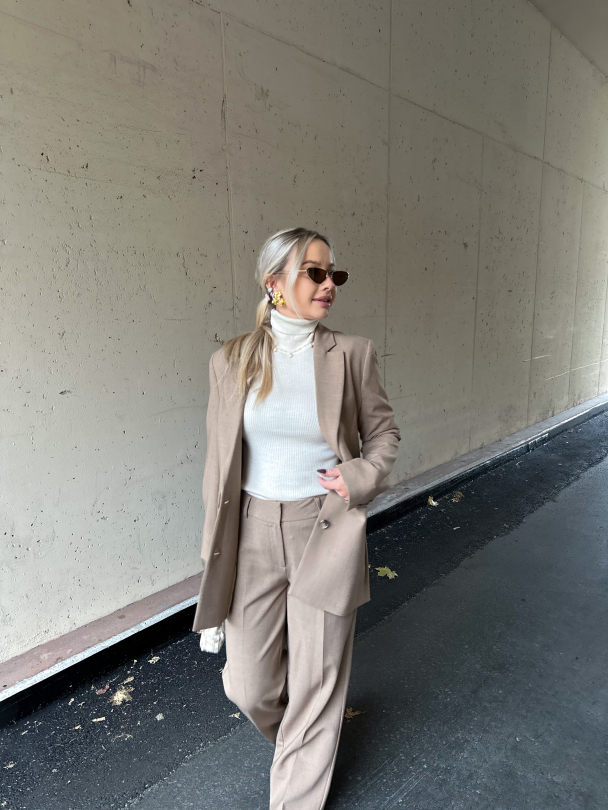 Rita Relaxed Blazer - Camel - Image 5