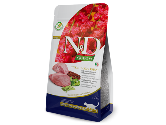 N&D Quinoa Weight Management Lamb, 5kg