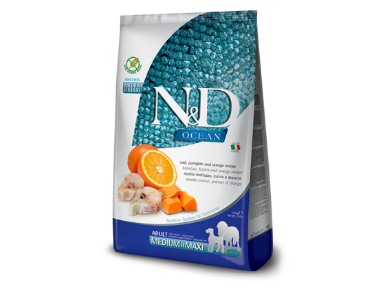 N&D Ocean Dog Cod, Pumpkin & Orange 2,5 kg