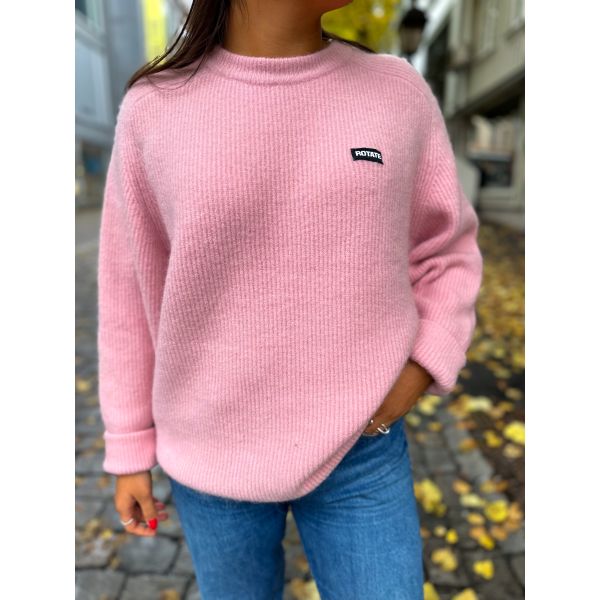 Oversized Sweater - Silver Pink 