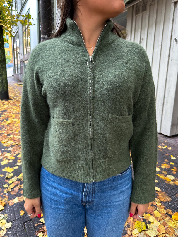 Sia Ras Zipper Cardigan - Duffel Bag - Image 1