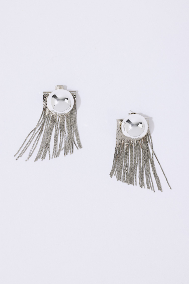 MEDUSA STUDS SILVER - Image 1
