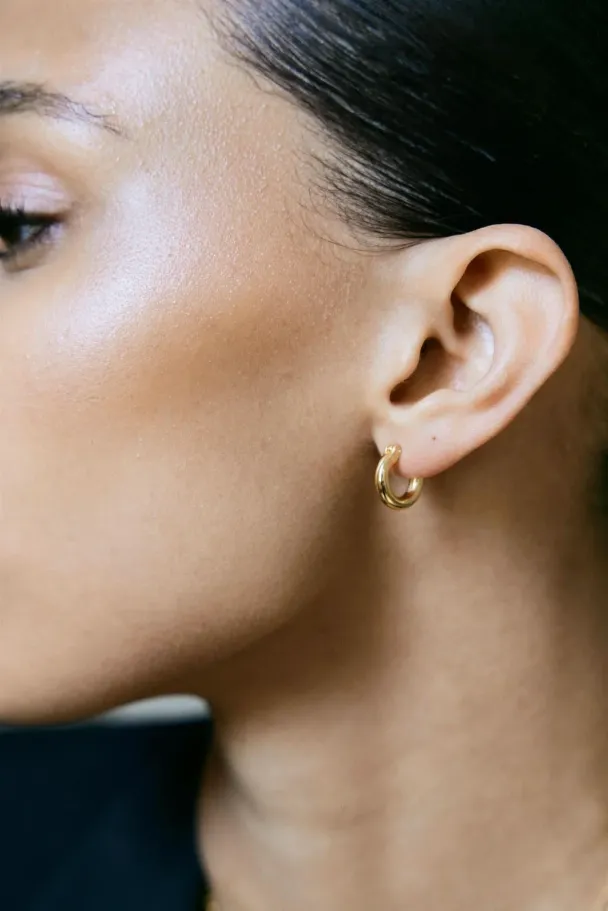 TINY CREOLES GOLD/SILVER - Image 2