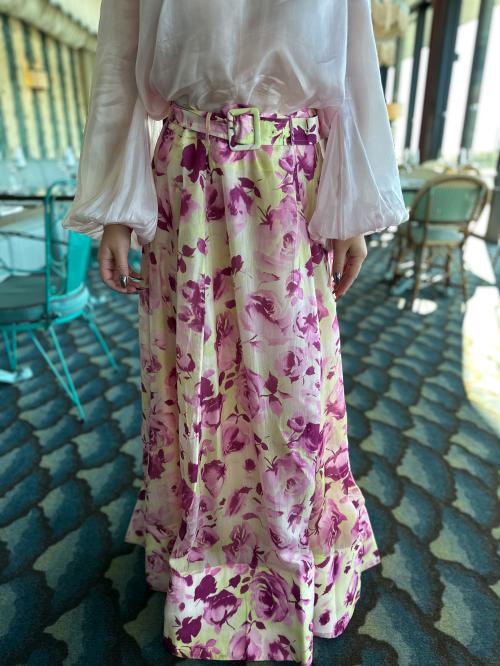 Cupro Maxi Skirt - Rose Bed