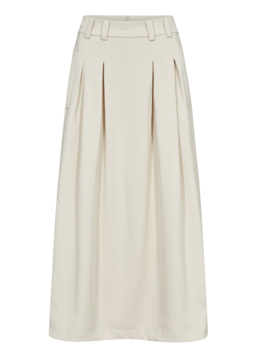 Anya Pleat Skirt   |  Anya Pleat Skirt Bone fra Co´Couture