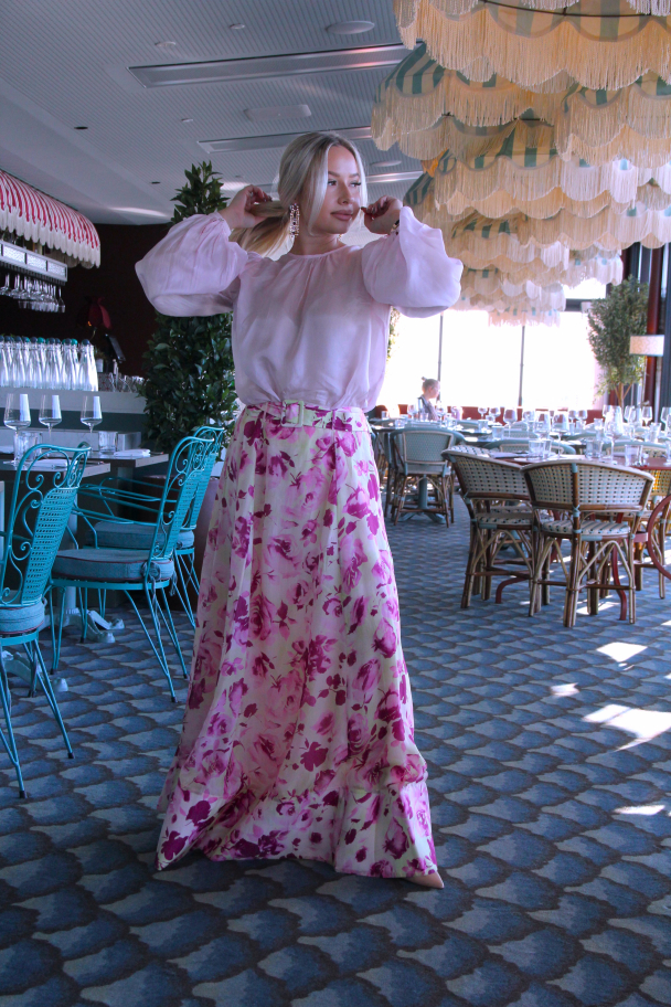 Cupro Blouse - Blush - Image 7