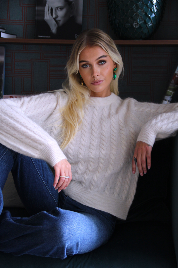 Lelu O-Knit Pullover - Birch - Image 3