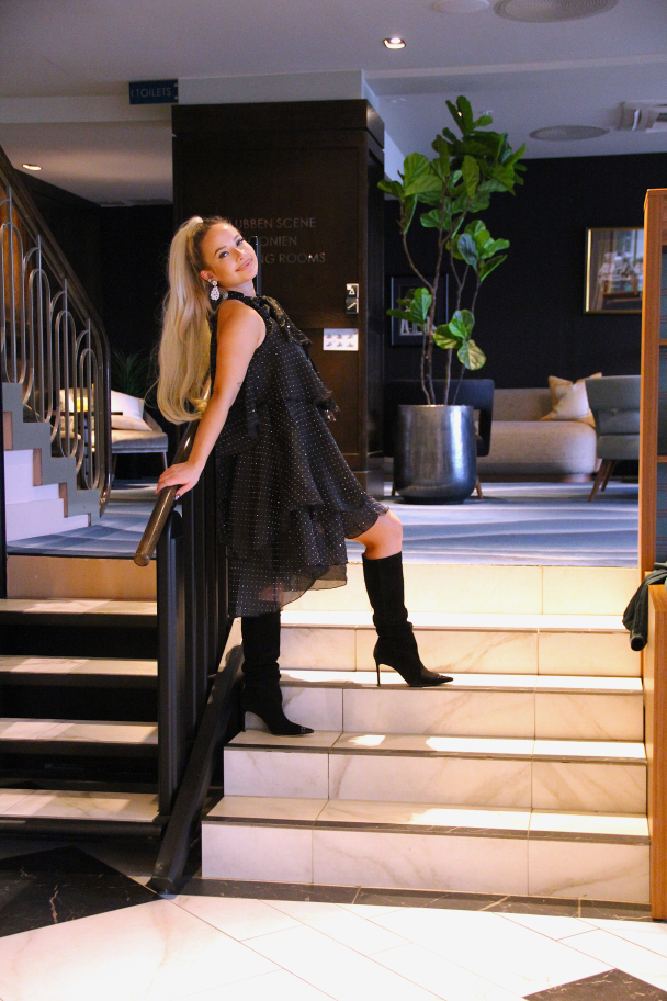 Demi Simili Dress - Black - Image 5