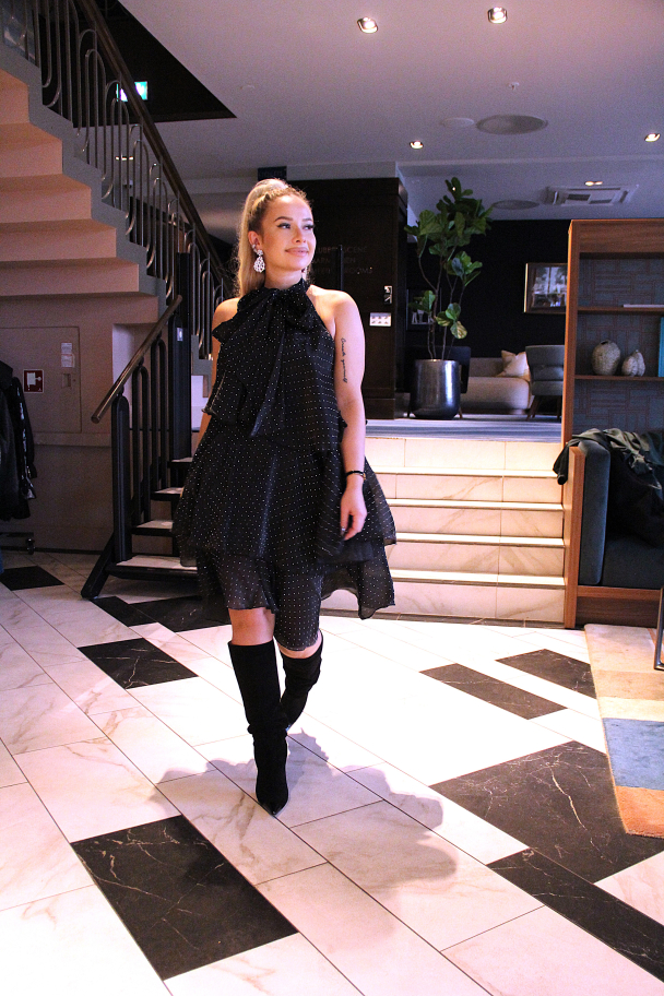Demi Simili Dress - Black - Image 6
