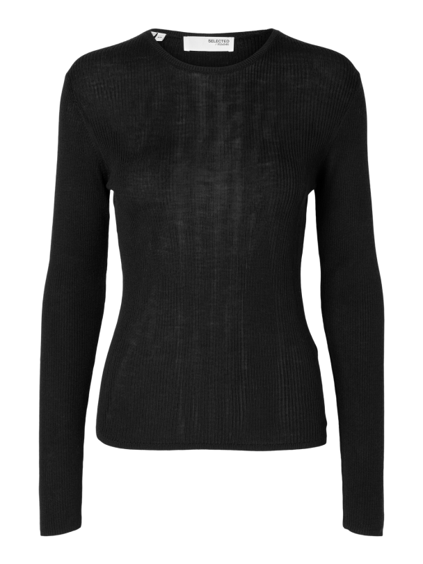 Naja Knit O-Neck - Black