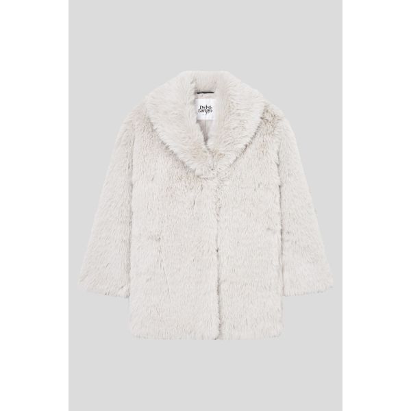 Davos Faux Fur jacket -  Greige