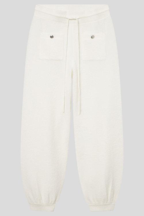 Sankt Moritz Knitted Trousers - Snow White