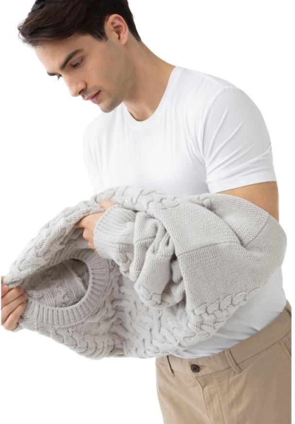 Hybrid t-shirt, hvit - Image 1