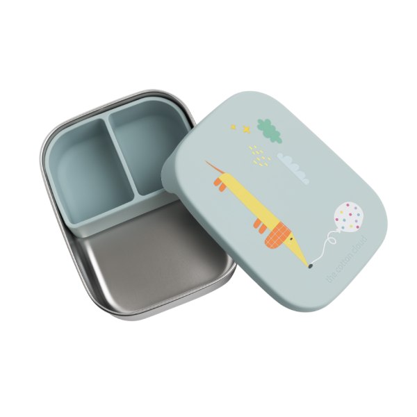 the cotton cloud | Stainless Steel Lunchbox - Flying Dog