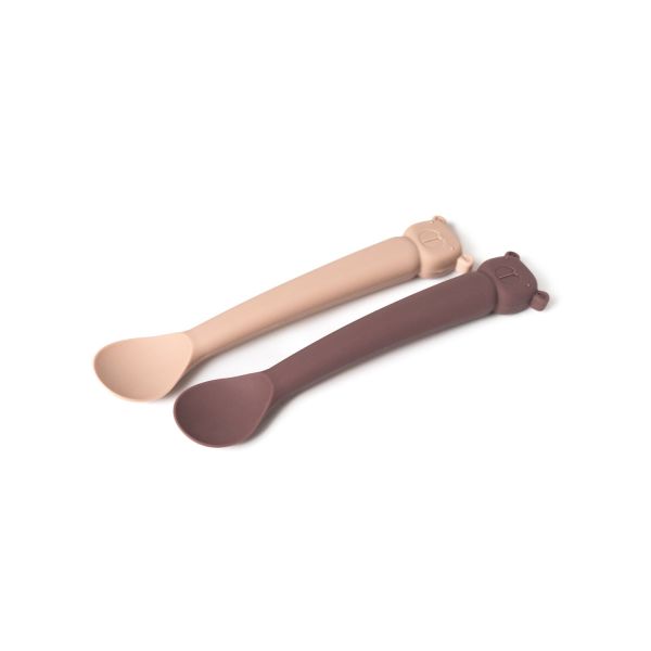 the cotton cloud | Spoon Set Lili the Bear - Plum/Blush