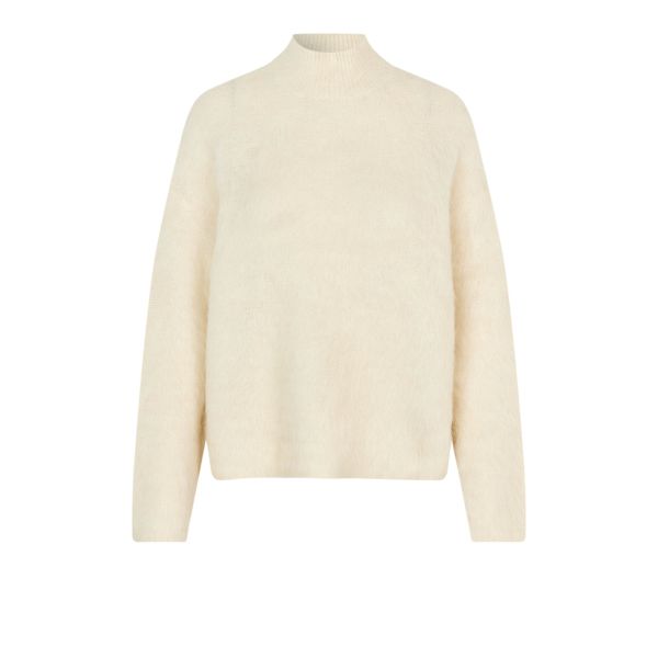 Isaky Knit T-Neck - Eggnog