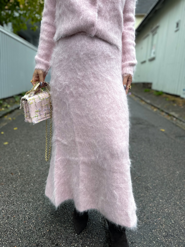 Knit Skirt - Dusty Pink  - Image 1