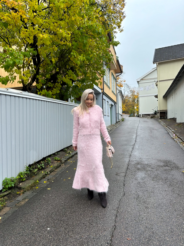 Knit Skirt - Dusty Pink  - Image 4