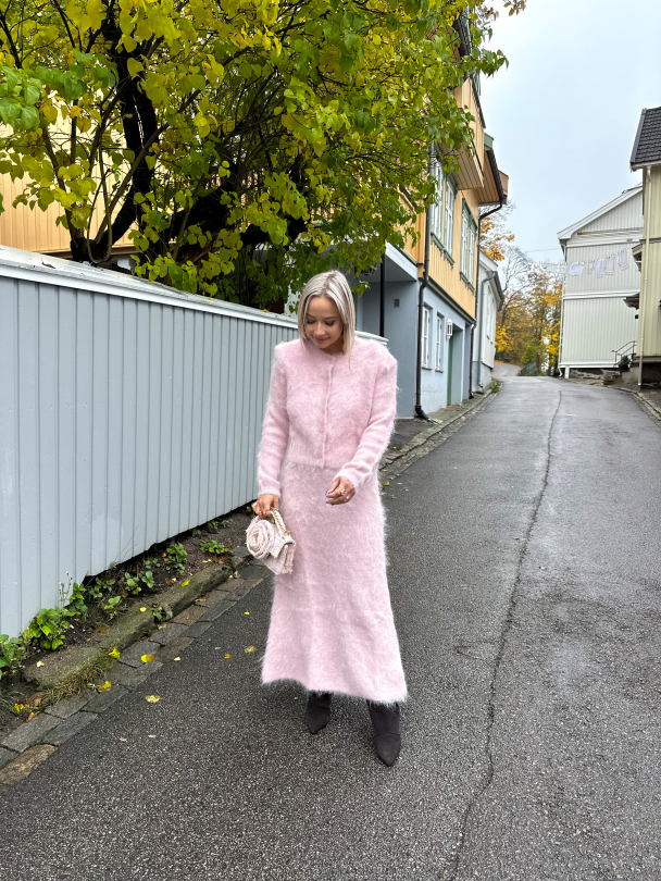 Knit Skirt - Dusty Pink  - Image 5