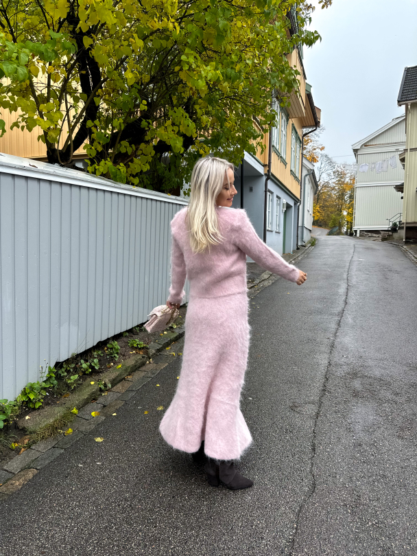 Knit Skirt - Dusty Pink  - Image 6