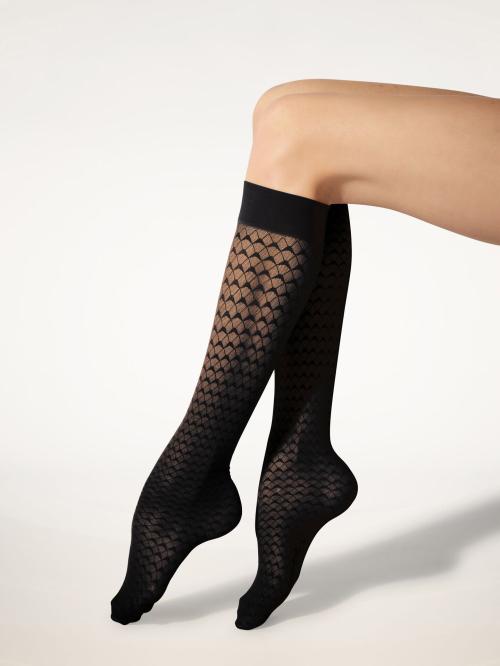 Graphic Pattern Knee-Highs