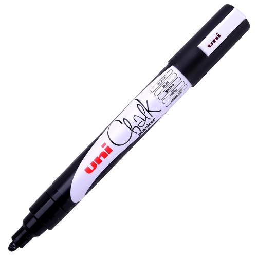 Uni Chalk Marker PWE-5M Bullet tip 1,8-2,5mm – Black