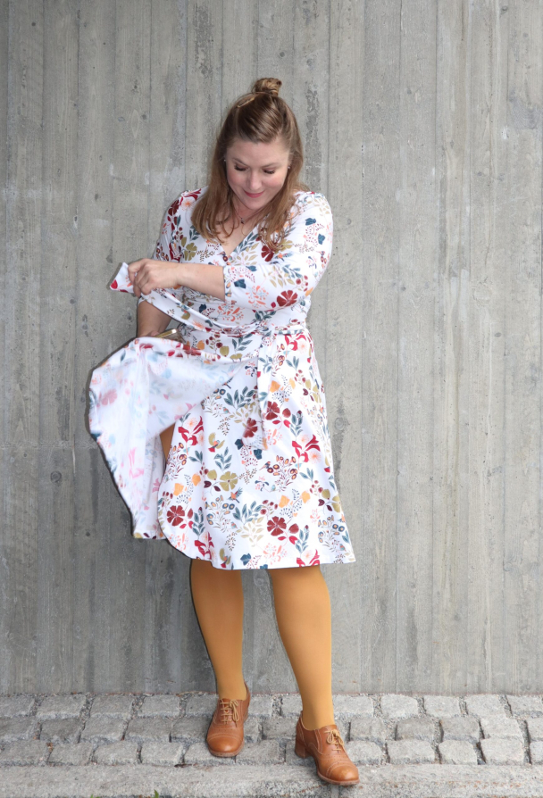 Wivi Wrap omslagskjole XS-4xl - Image 2