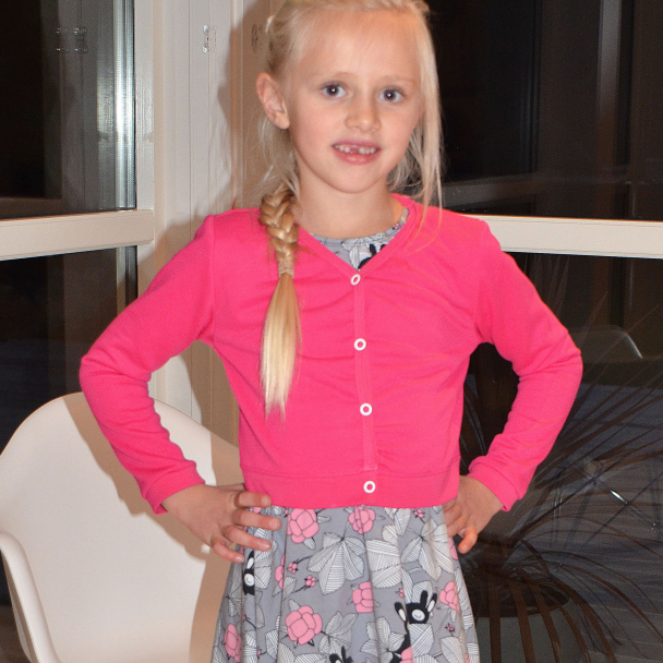 Casper & Clara Cardigan, barn str 74- 146 - Image 3