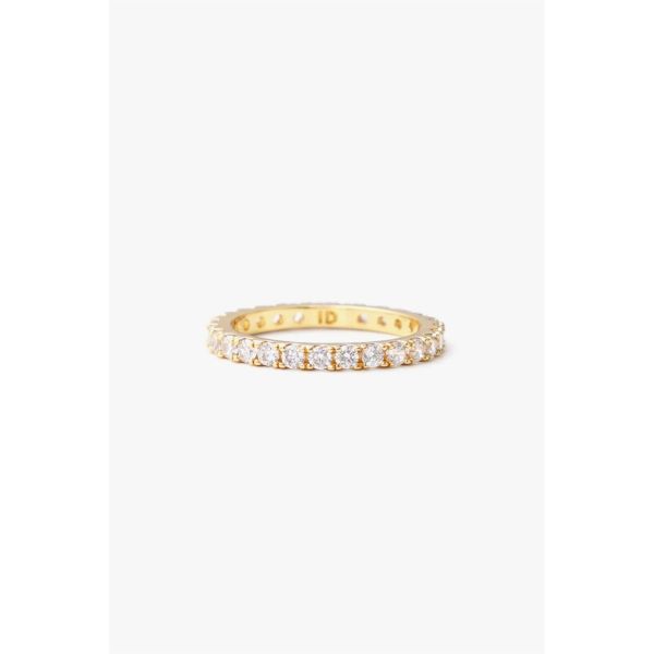 Colorful Ring Slim- White/Gold