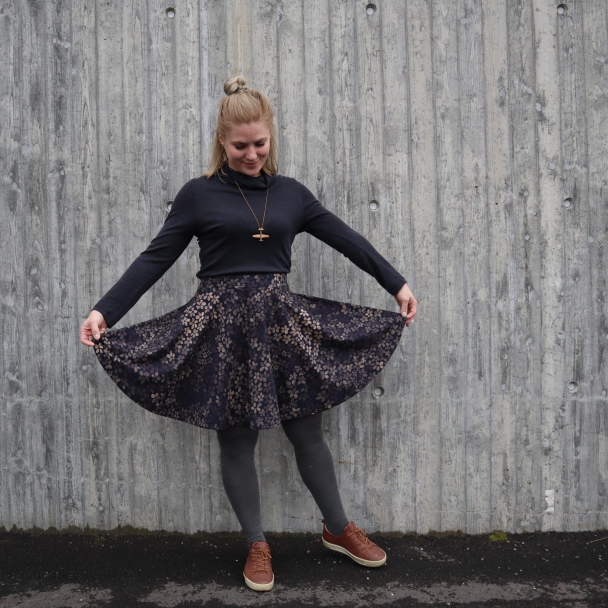 Sol Sirkelskjørt (XS-4XL + 86-164) - Image 4