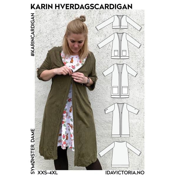 Karin Hverdagscardigan XS-4XL - Image 1