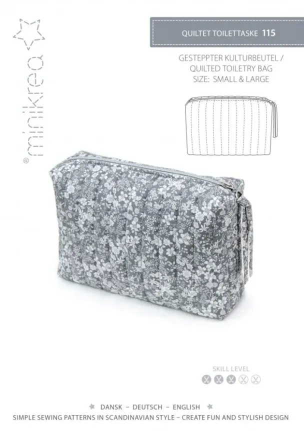 Minikrea 115 Quiltet toalettveske - Image 1