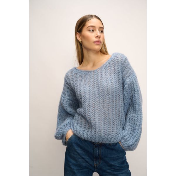 Joseph Knit Sweater - Dust Blue