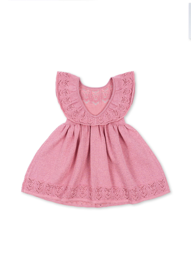 Konges Sløjd | Gabby Knit Dress - Powder Pink - Image 2