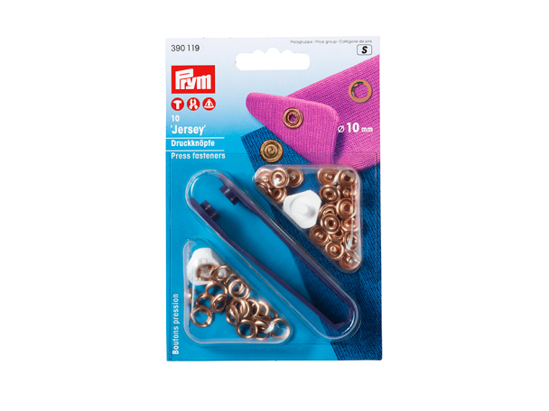 Prym Trykknapper Jersey 10mm – 10stk – Kobber - Image 1