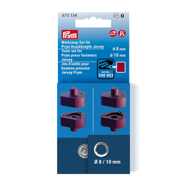 Prym Vario Tools set – For Trykknapper Jersey 8 &10mm