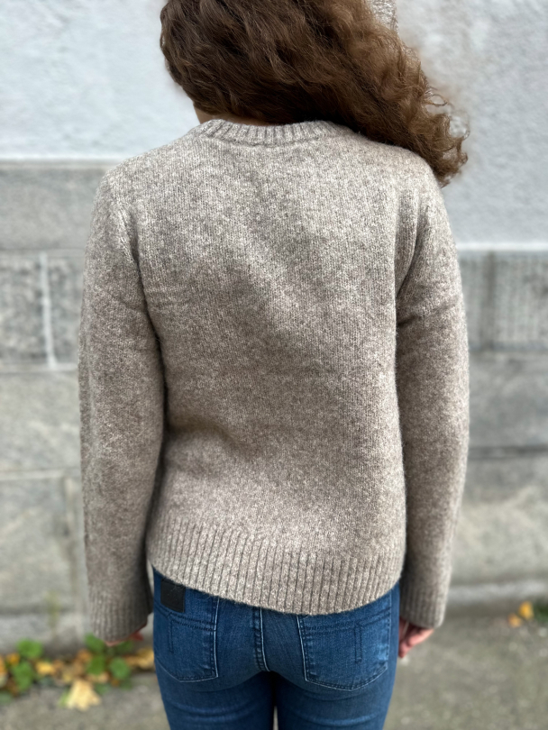 Ava Knit O-Neck - Irish Cream  - Image 2