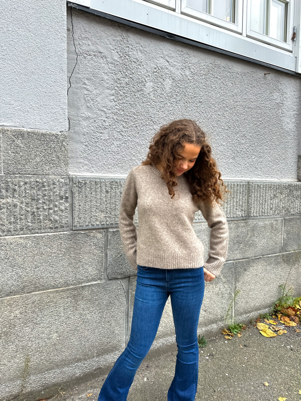 Ava Knit O-Neck - Irish Cream  - Image 3