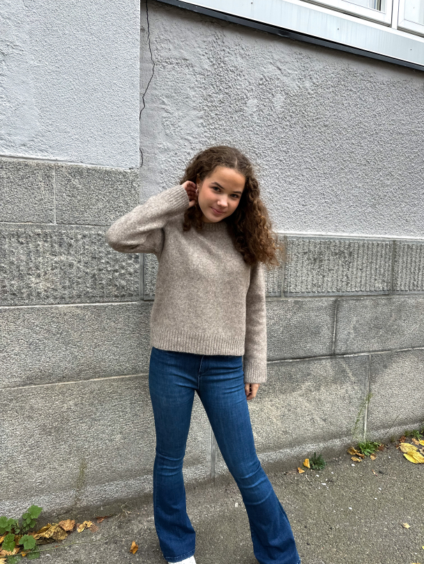 Ava Knit O-Neck - Irish Cream  - Image 4