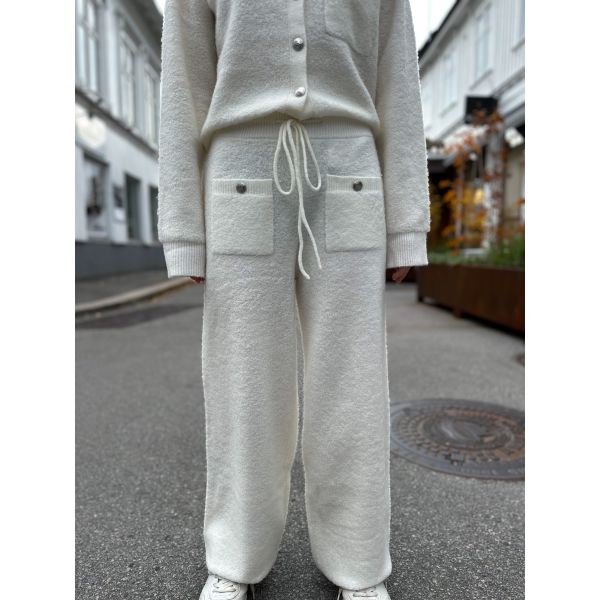 Sankt Moritz Knitted Trousers - Snow White