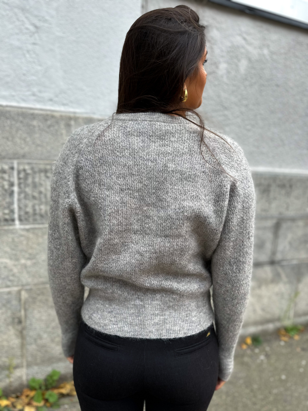 Filuca Knit Cardigan - Steel Grey - Image 2