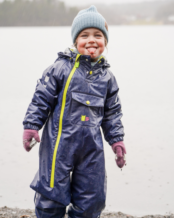 Kattnakken | Vinterregndress Vêret - Marine - Image 4