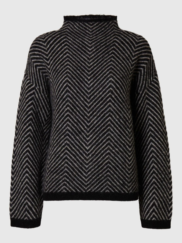 SELECTED FEMME Lulu Herringbone Knit - Image 1