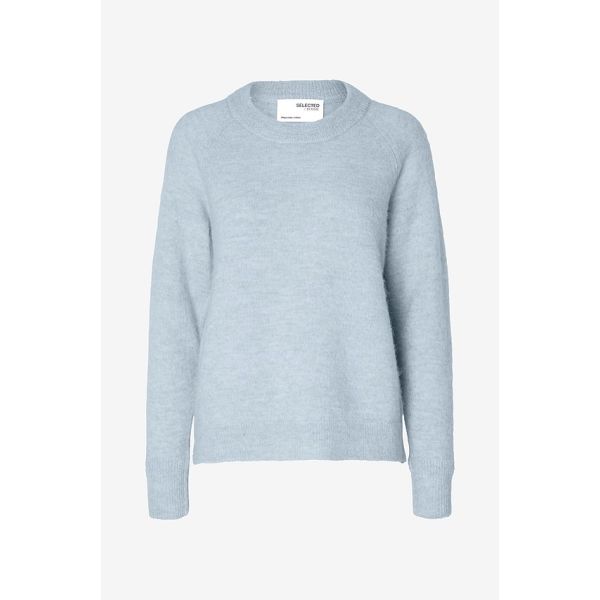 Lulu Knit O-Neck - Cashmere Blue